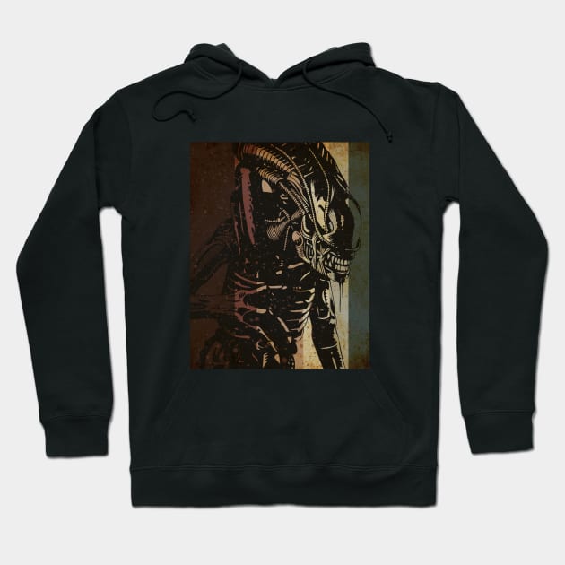 Hunter Xenomorph Hoodie by CTShirts